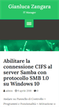Mobile Screenshot of gianluzan.it